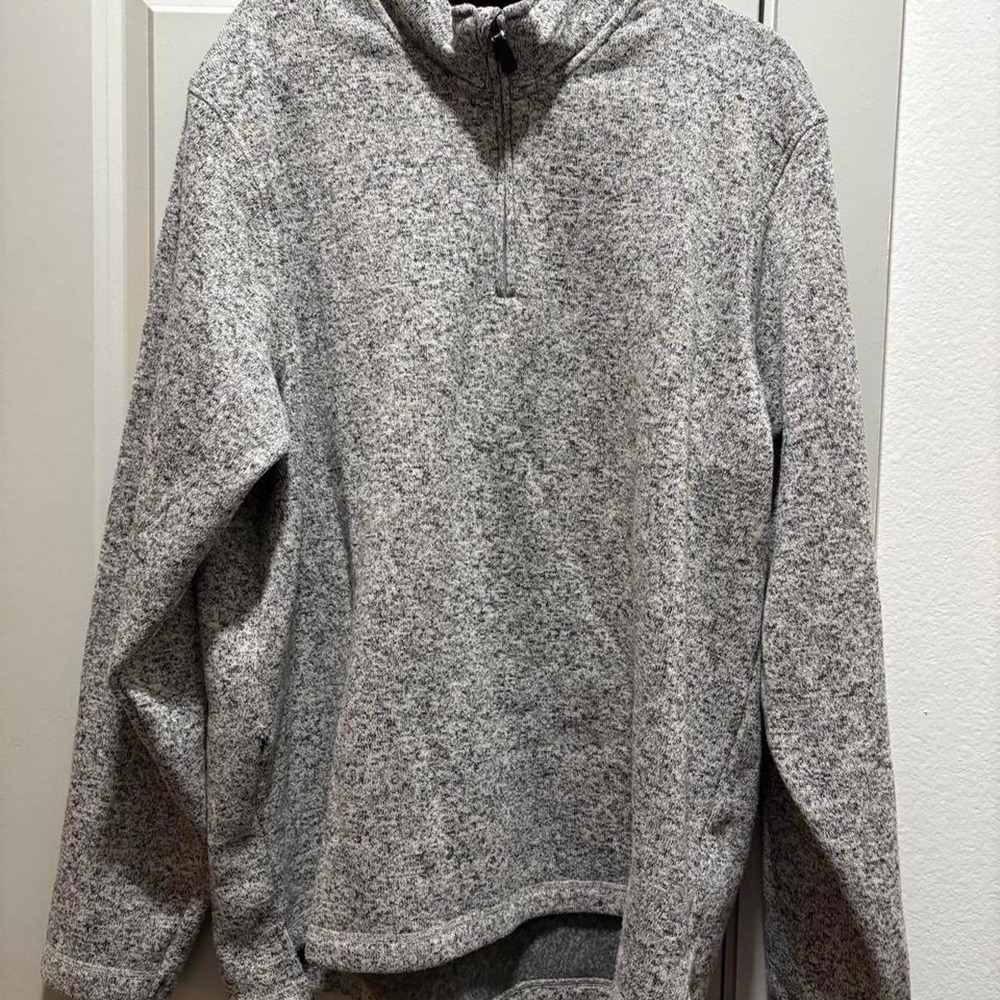 Gray Heather Wrangler Quarter Zip Sweatshirt